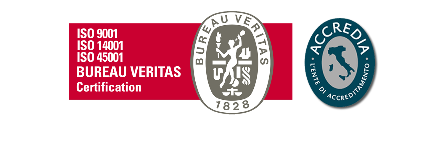 LMA srl La Loggia è certificata ISO 9001, ISO 14001, ISO 45001, Accredia
